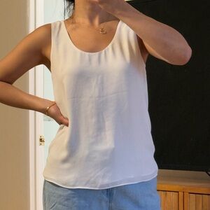 Aritzia Babaton White Tank Top